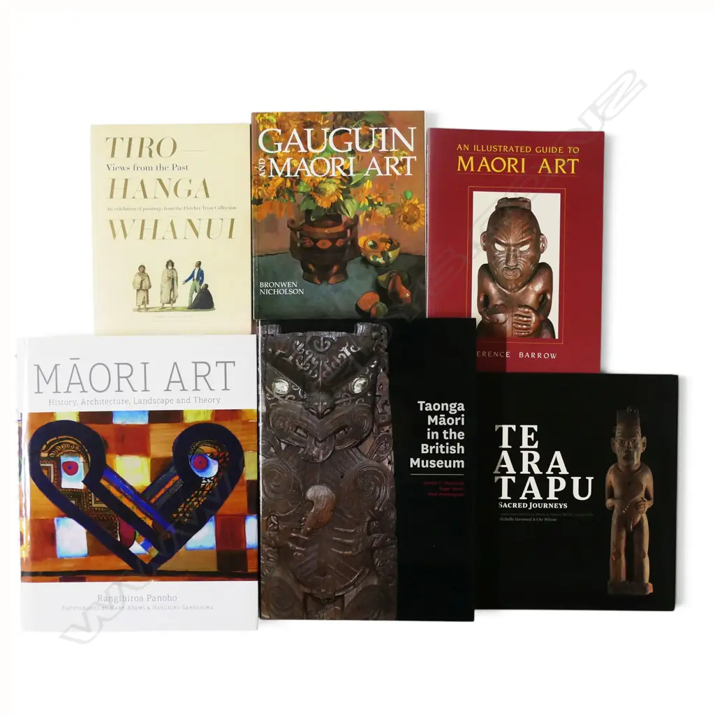 SIX PUBLICATIONS: MAORI ART THEMES INCL. MAORI ART BY RANGIHIRO PANOHO ETC Image 1++